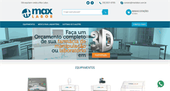 Desktop Screenshot of maxlabor.com.br